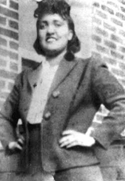 Black and white image of Henrietta Lacks